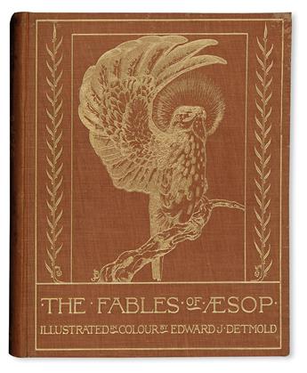 AESOP. EDWARD DETMOLD.  The Fables of Aesop.